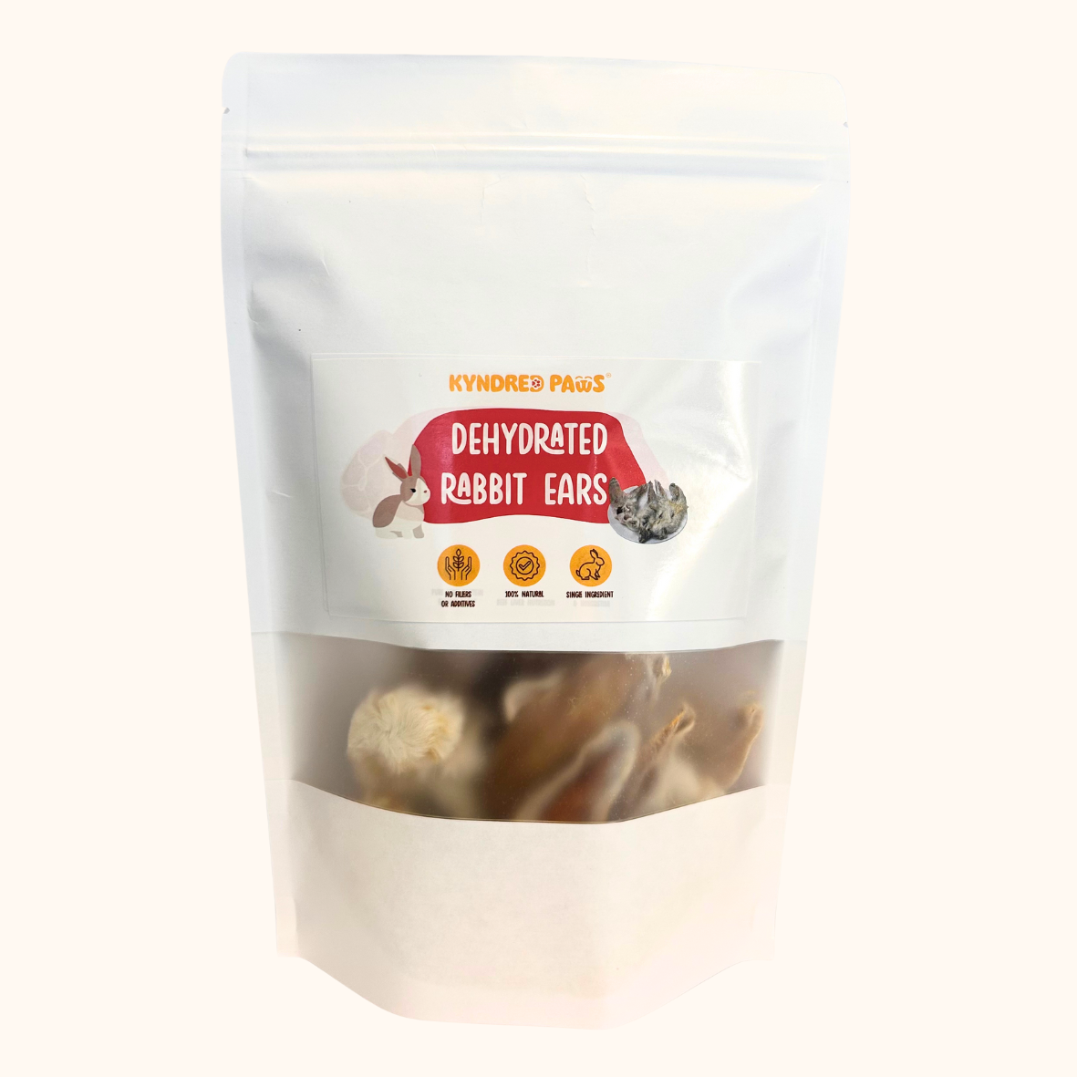 Kyndred Paws Dehydrated Rabbit Ear