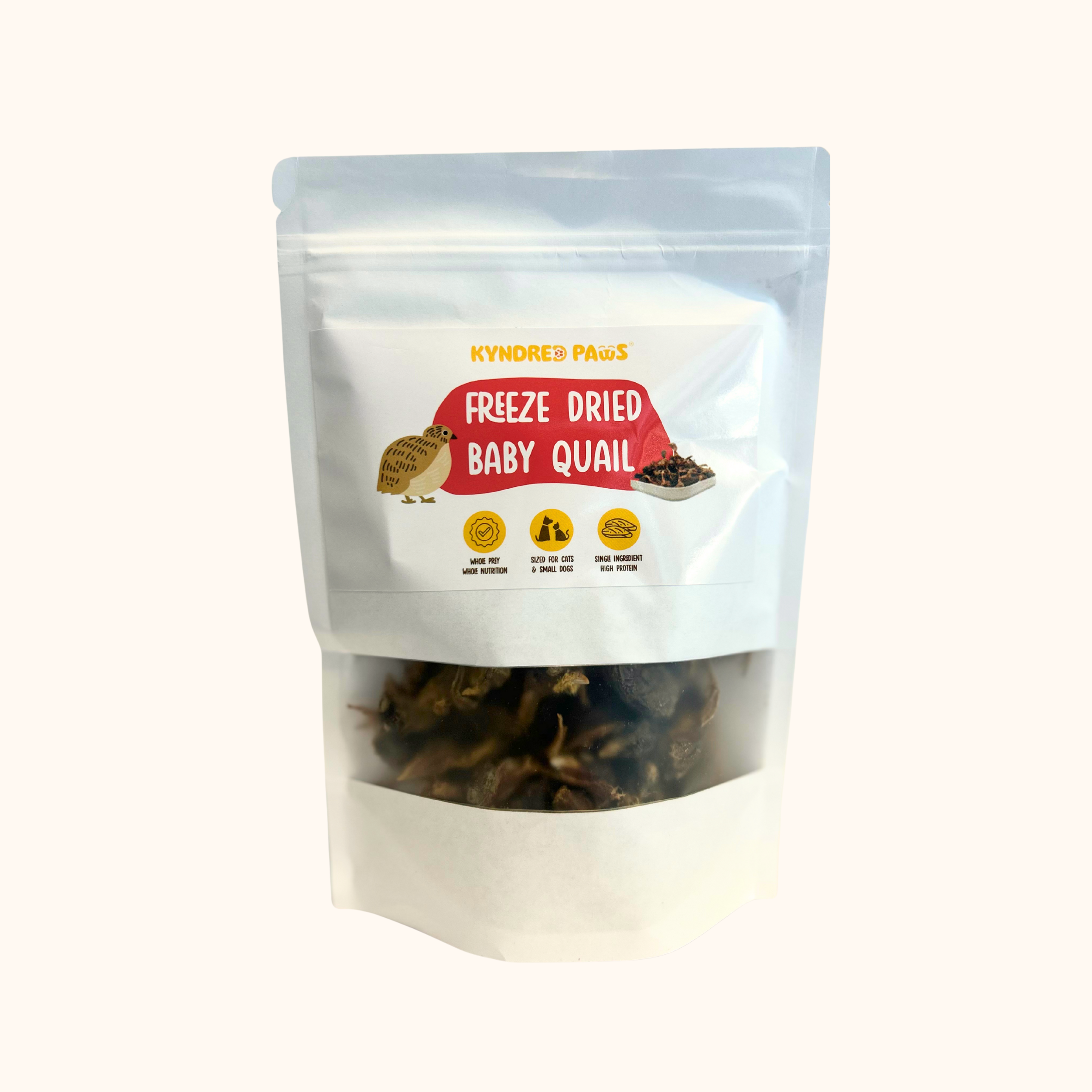 Kyndred Paws Freeze Dried Baby Quail
