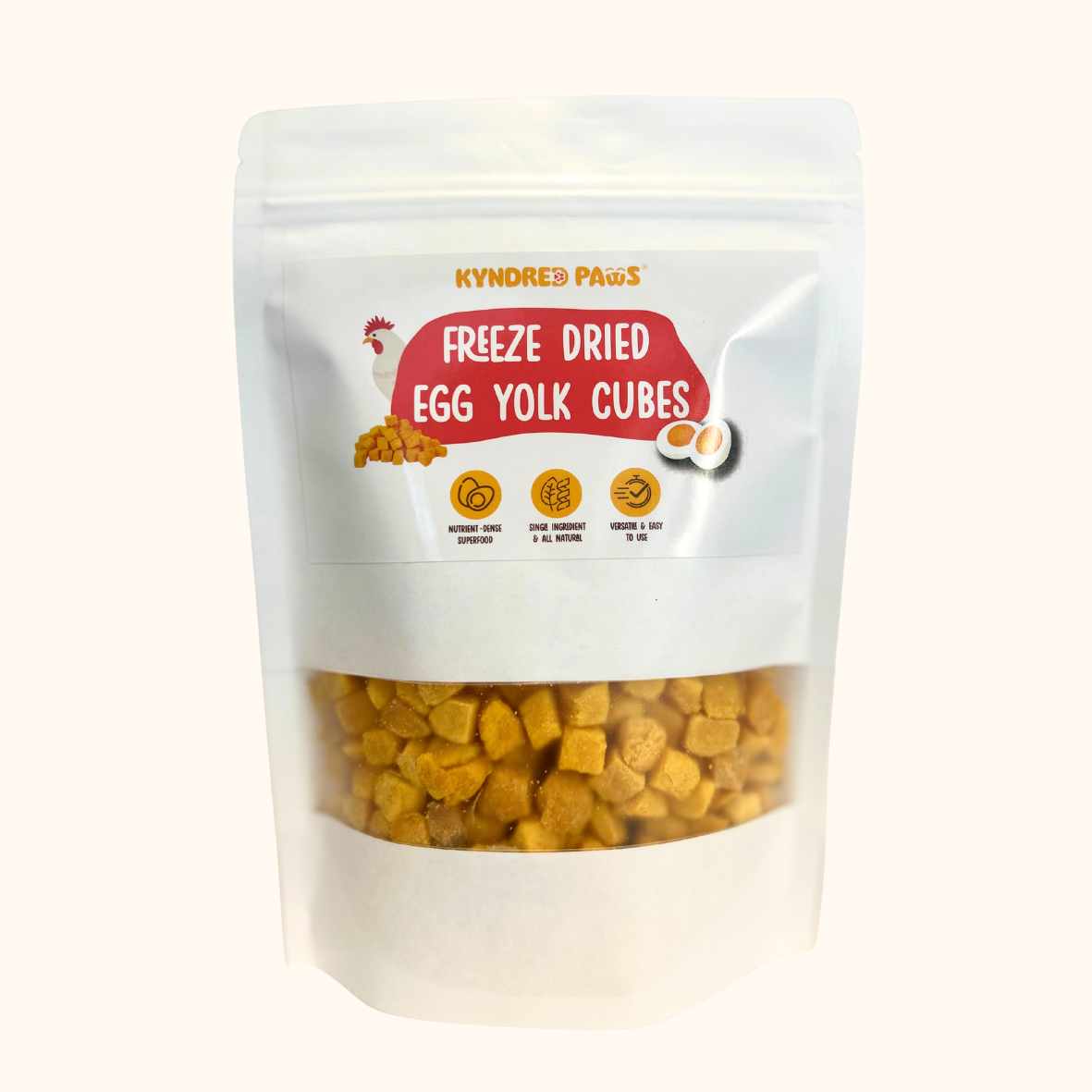 Kyndred Paws Freeze Dried Egg Yolk Cubes